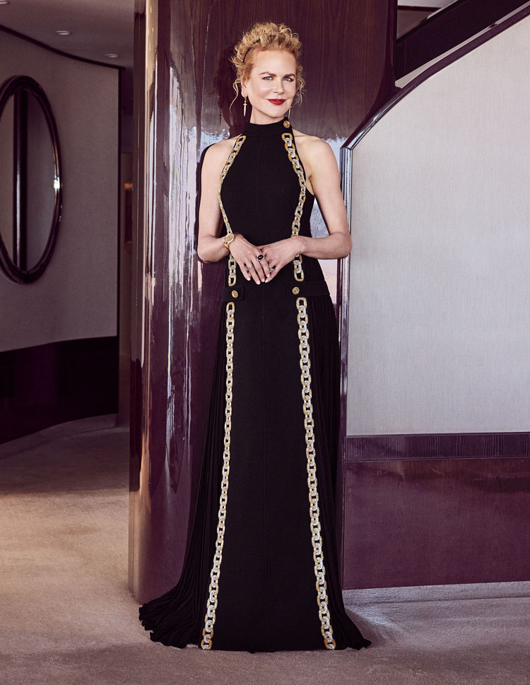 Nicole Kidman Wore Louis Vuitton For The 2021 Golden Globe Awards