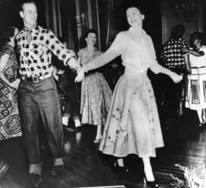 the duke of edinburgh dances with his wife princess news photo 1586799234