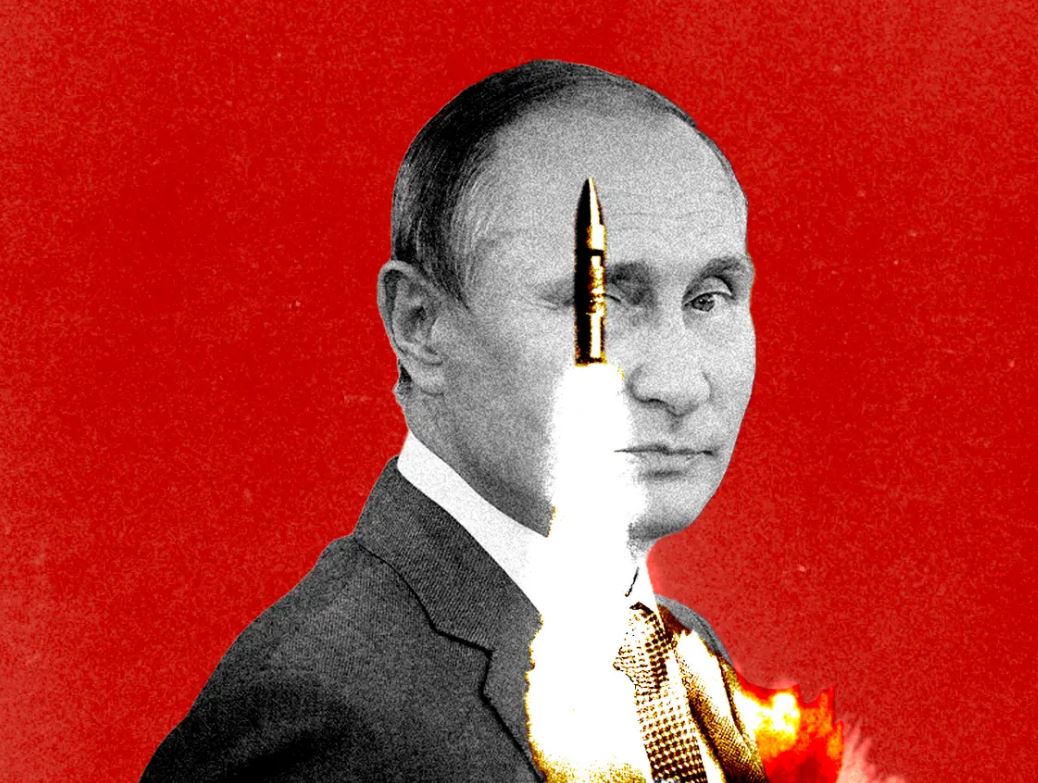 صورة مُصممة تعبيرية لحرب نووية قد تشنها روسيا