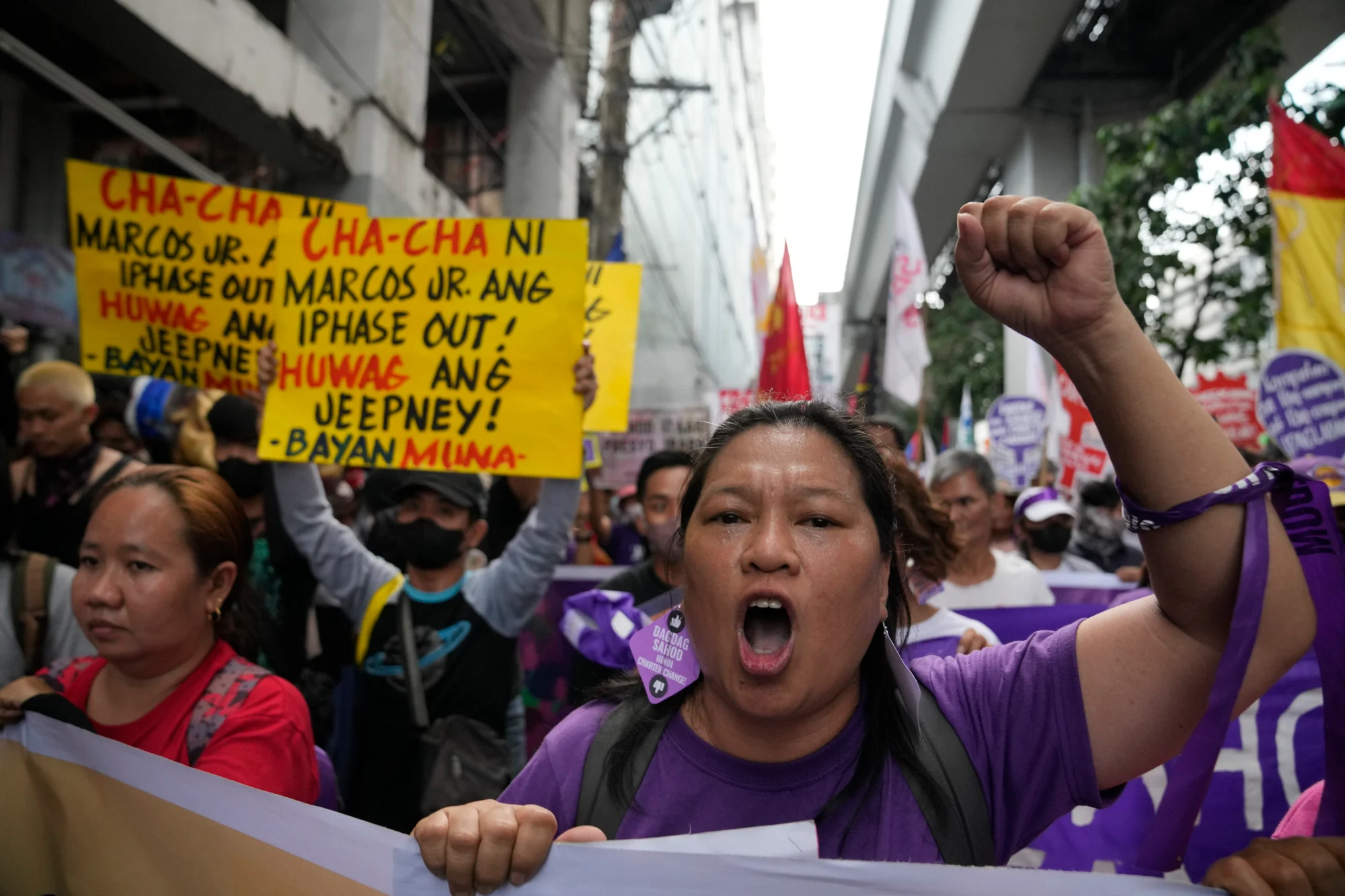مسيرات يوم المراة العالمي في مانيلا
