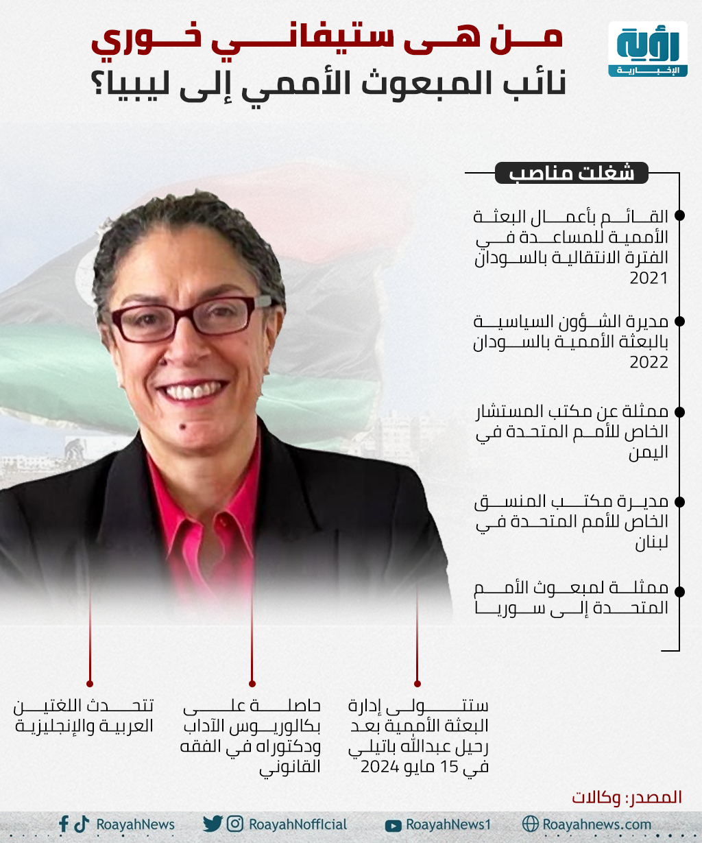 من هى ستيفاني خوري نائب المبعوث الأممي إلى ليبيا؟